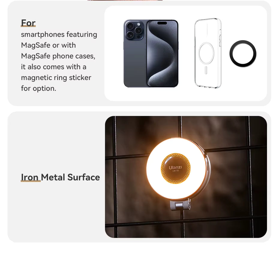 LM19 MagSafe Magnetic fill light