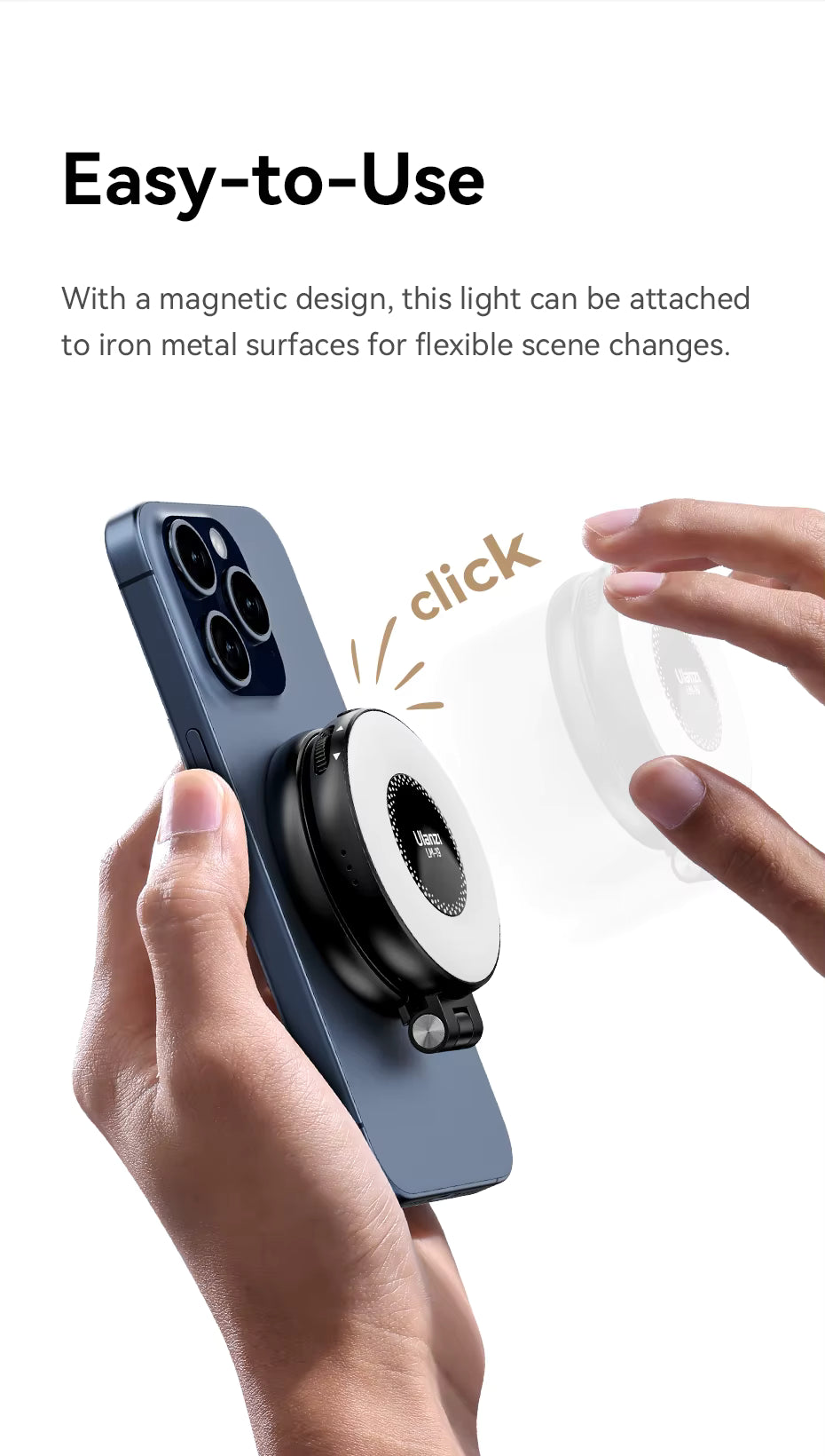 LM19 MagSafe Magnetic fill light